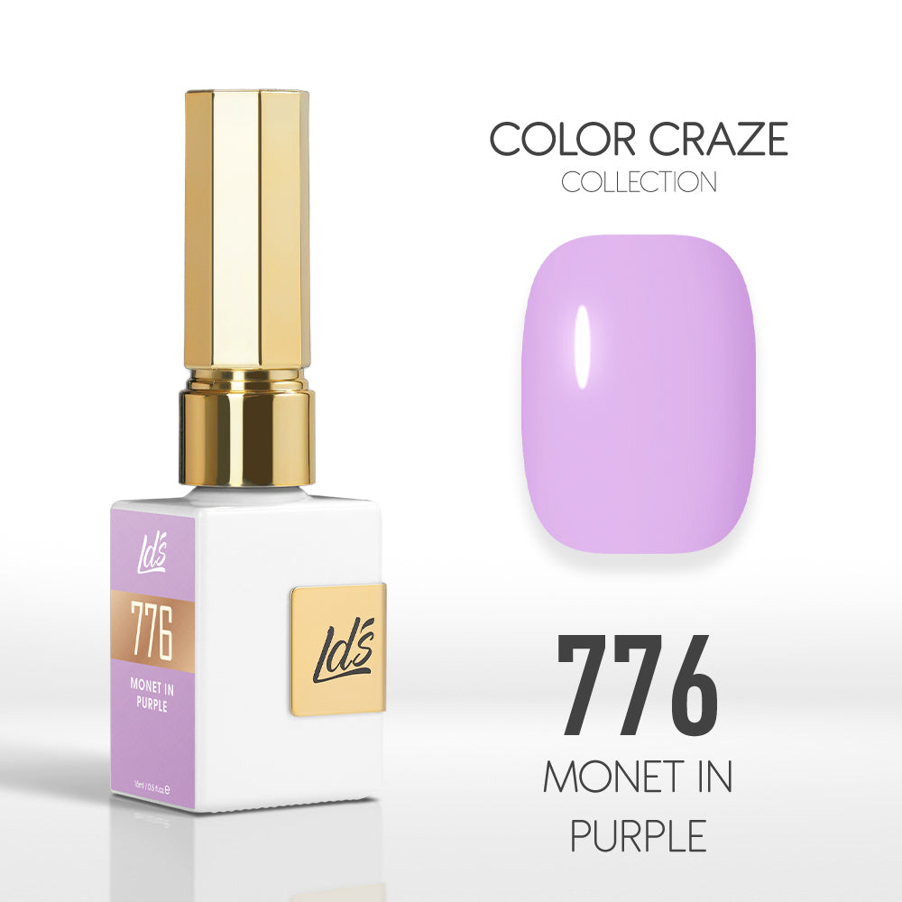 LDS Color Craze Collection - 776 Monet in Purple - Gel Polish 0.5oz