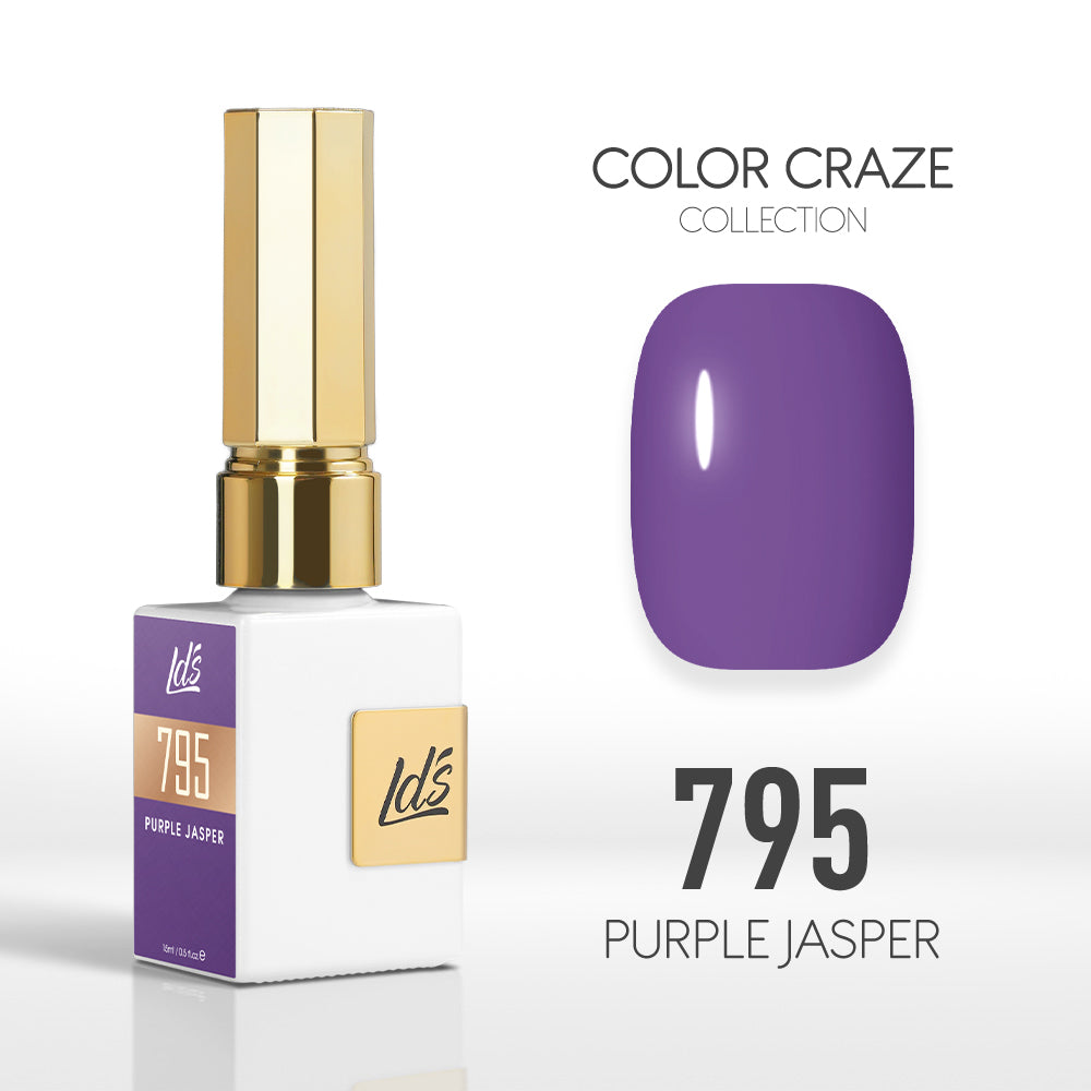 LDS Color Craze Collection - 795 Purple Jasper - Gel Polish 0.5oz