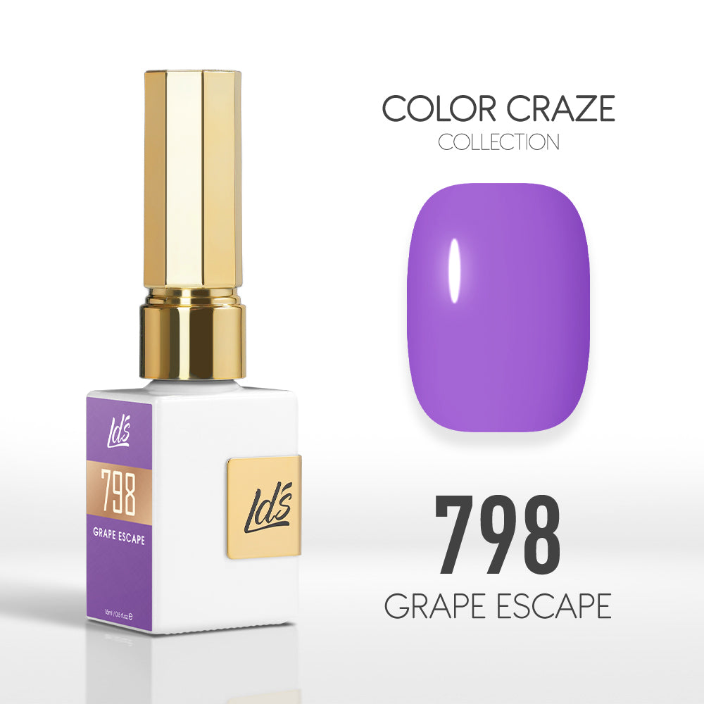 LDS Color Craze Collection - 798 Grape Escape - Gel Polish 0.5oz