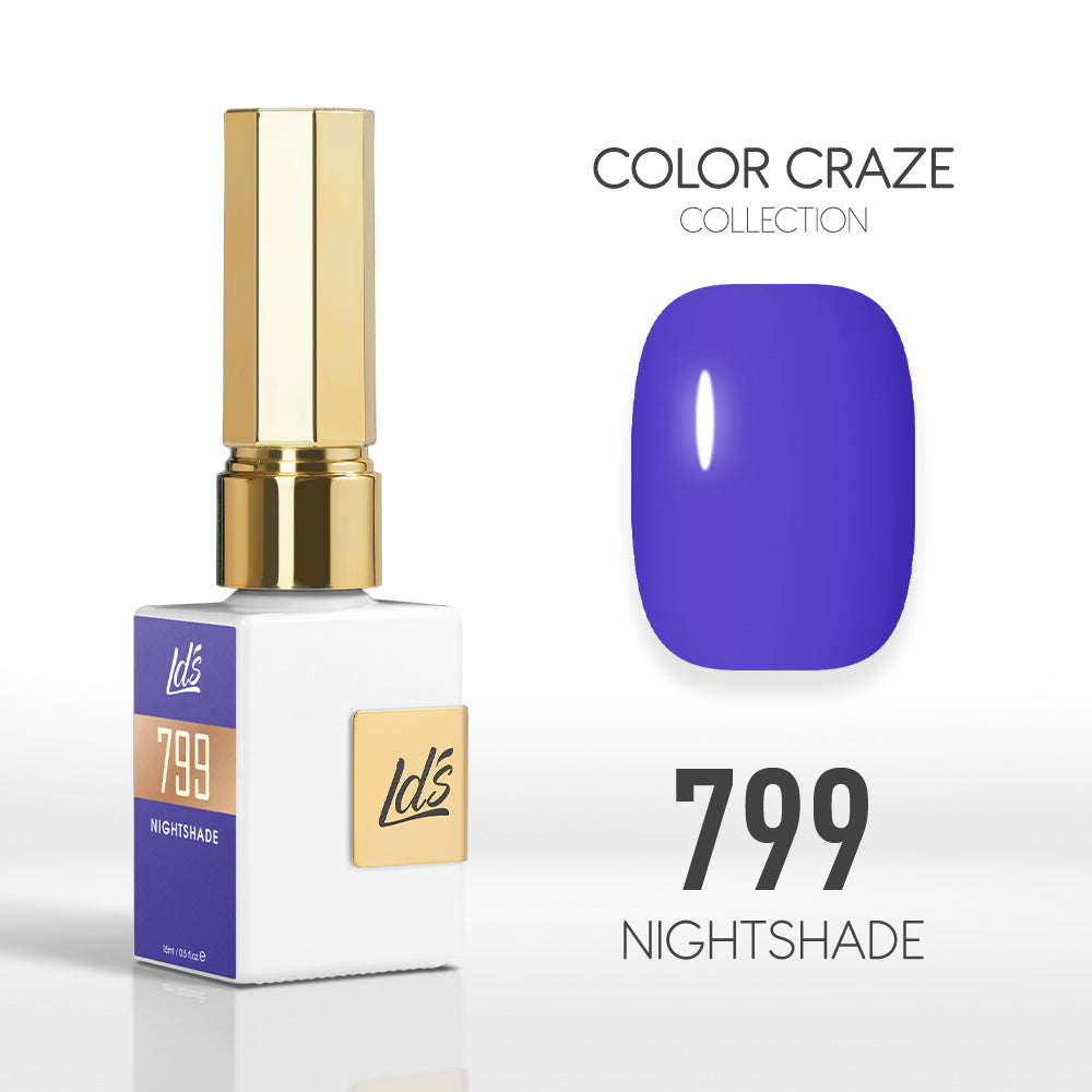 LDS Color Craze Collection - 799 Nightshade - Gel Polish 0.5oz