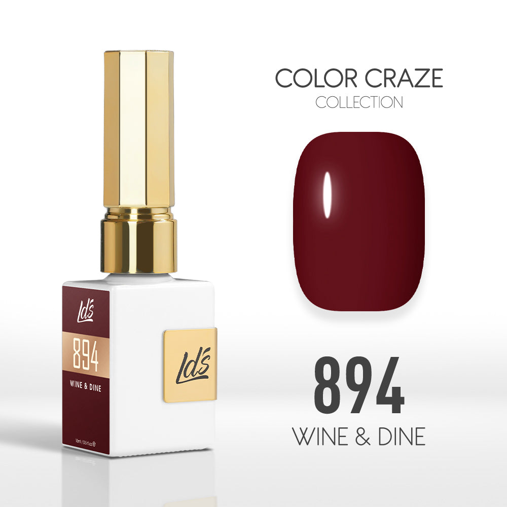 LDS Color Craze Collection - 894 Wine & Dine - Gel Polish 0.5oz
