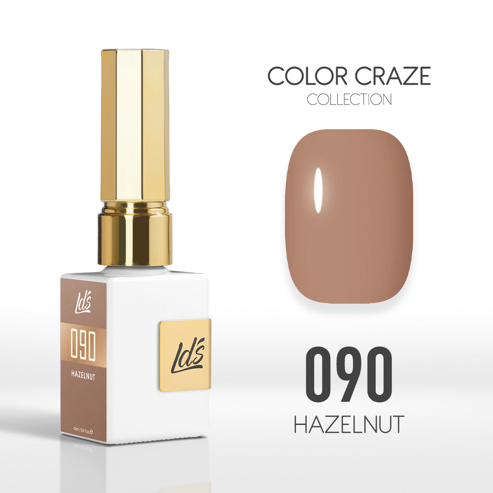 LDS Color Craze Collection - 090 Hazelnut - Gel Polish 0.5oz