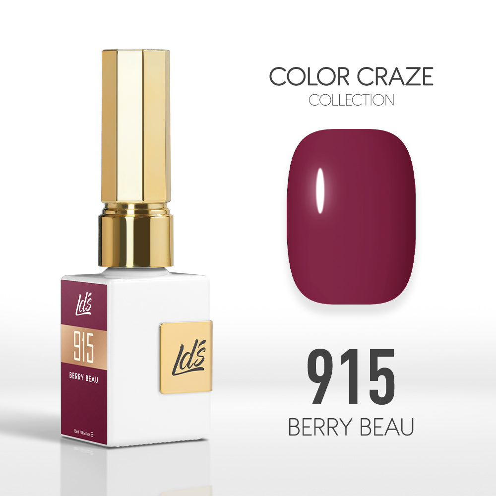 LDS Color Craze Collection - 915 Berry Beau - Gel Polish 0.5oz