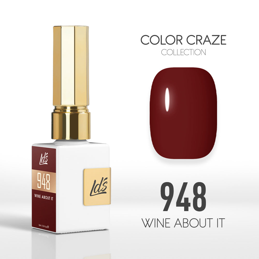 LDS Color Craze Collection - 948 Wine About It - Gel Polish 0.5oz