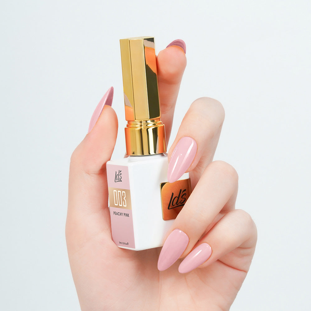 LDS Color Craze Collection - 003 Peachy Pink - Gel Polish 0.5oz