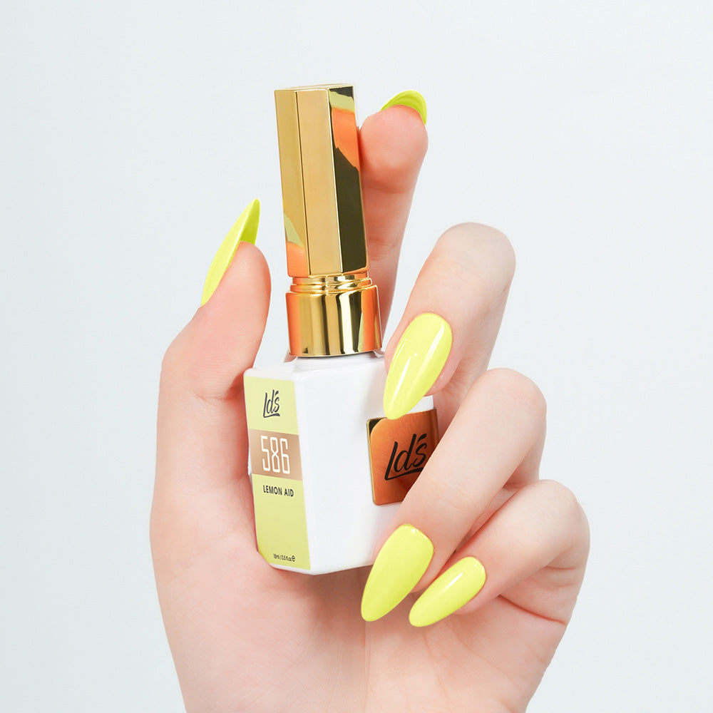 LDS Color Craze Collection - 586 Lemon Aid - Gel Polish 0.5oz