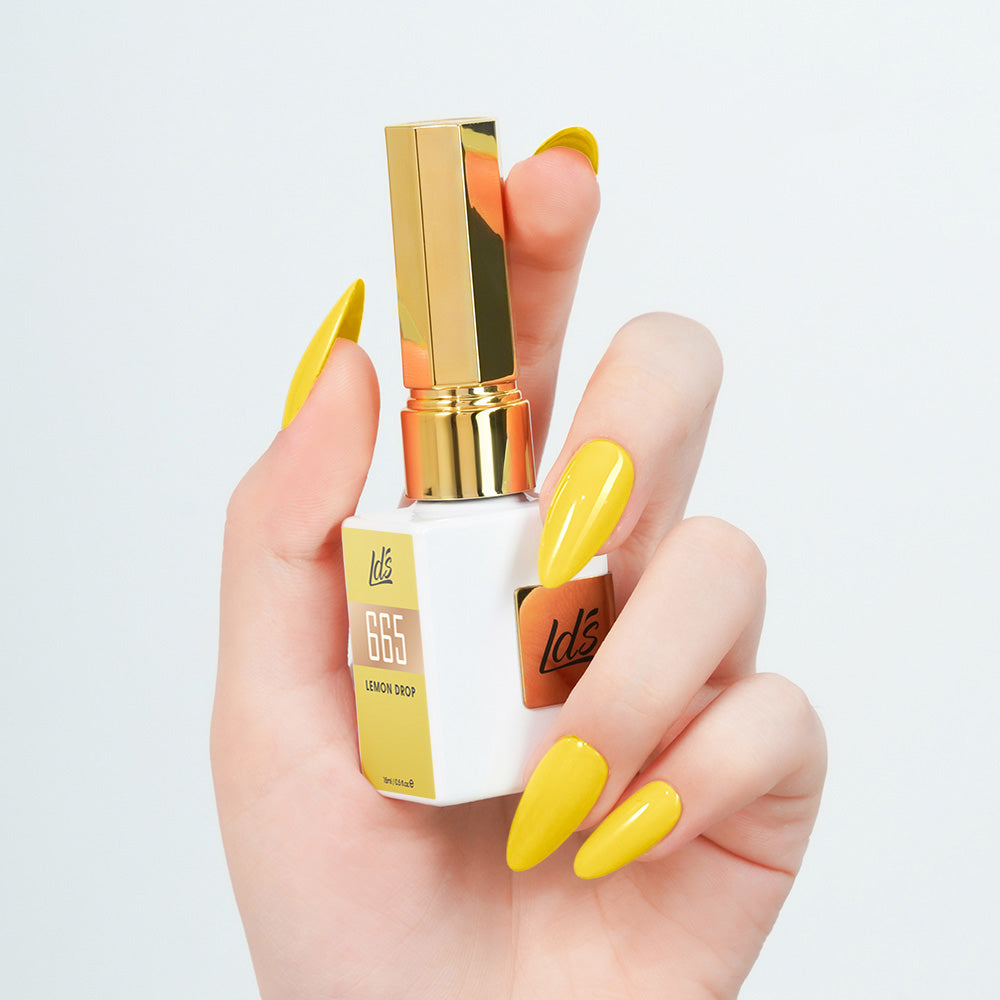 LDS Color Craze Collection - 665 Lemon Drop - Gel Polish 0.5oz