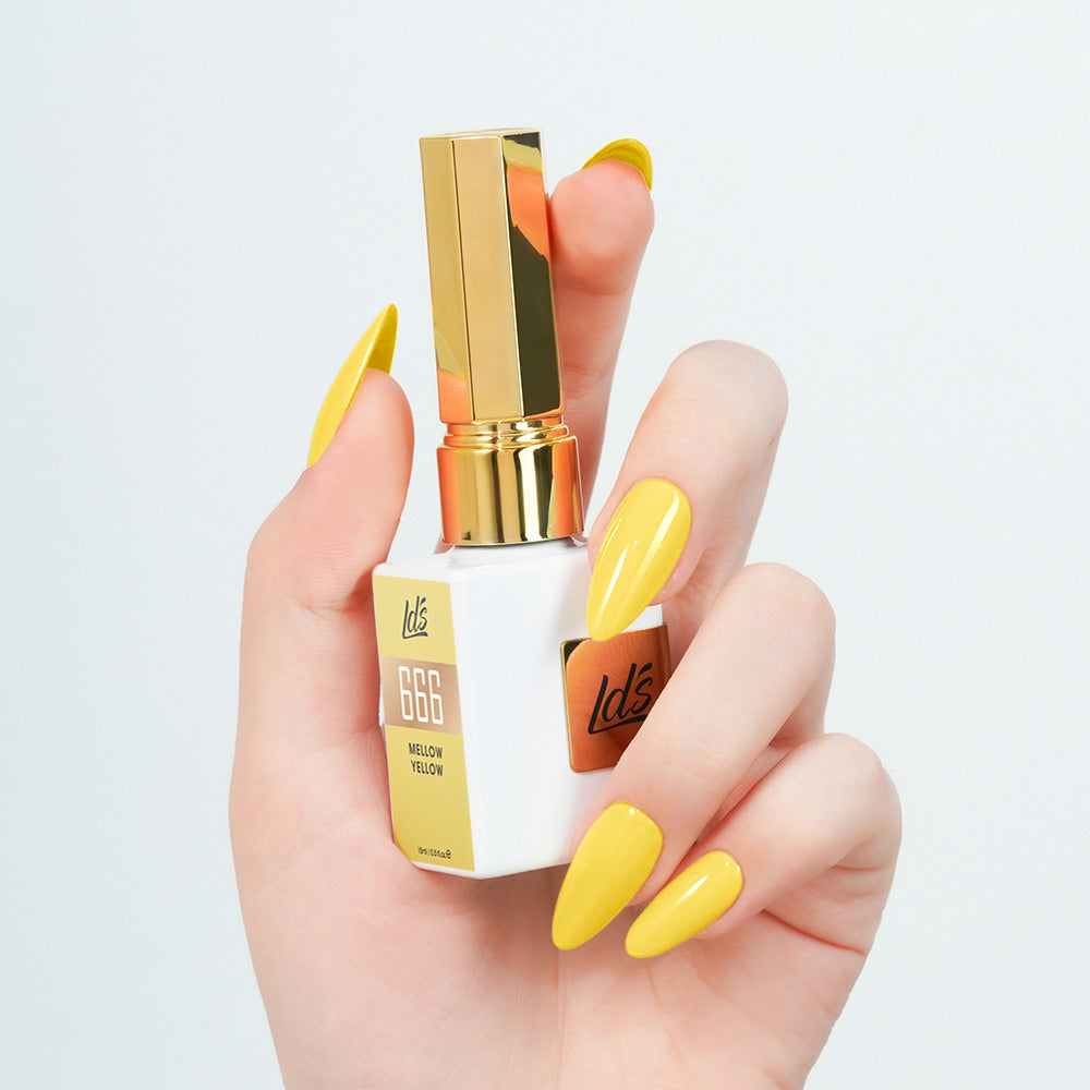 LDS Color Craze Collection - 666 Mellow Yellow - Gel Polish 0.5oz