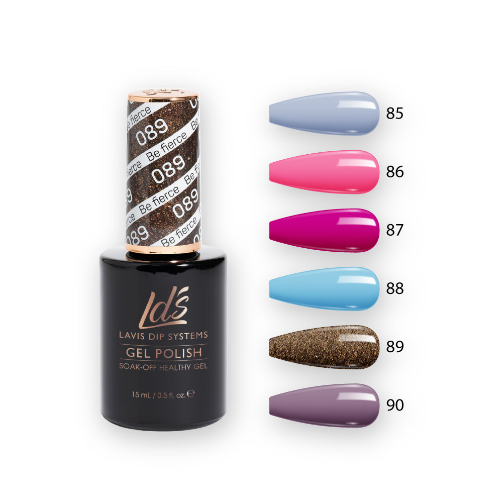 LDS Healthy Gel Color Set (6 colors): 85 to 90