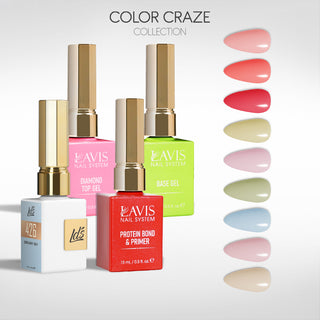 LDS Gel Kit 9-3 - Frosted Pastel Collection + Base & Top