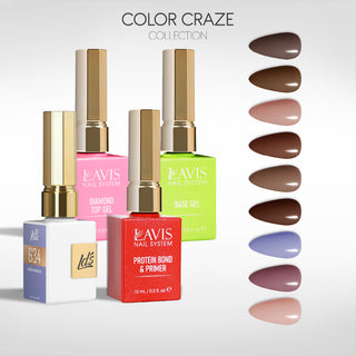 LDS Gel Kit 9-6 - Mocha Frost Collection + Base & Top