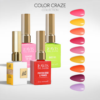 LDS Gel Kit 9-8 - Holiday Sunset Mix Collection + Base & Top