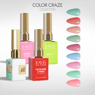 LDS Gel Kit 9-9 - Frosted Mint Collection + Base & Top