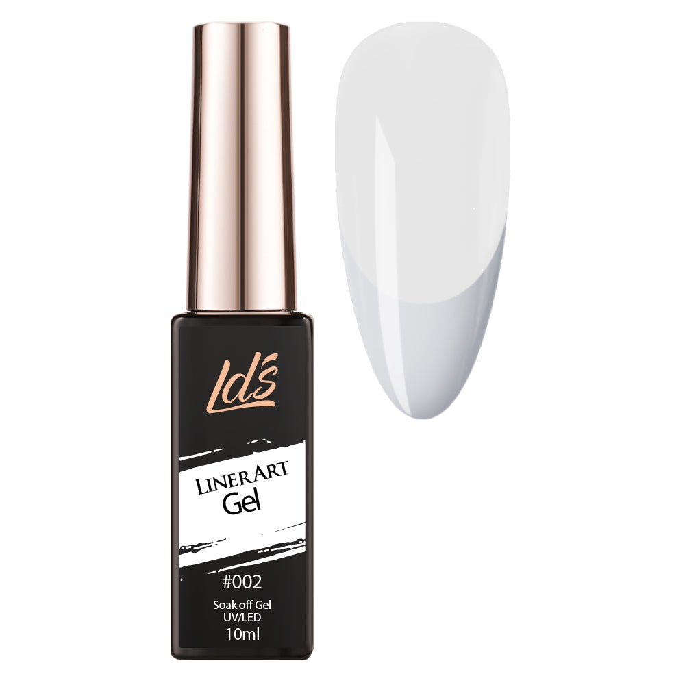  LDS Gel Polish Nail Art Liner - White 02 (ver 2) by LDS sold by DTK Nail Supply