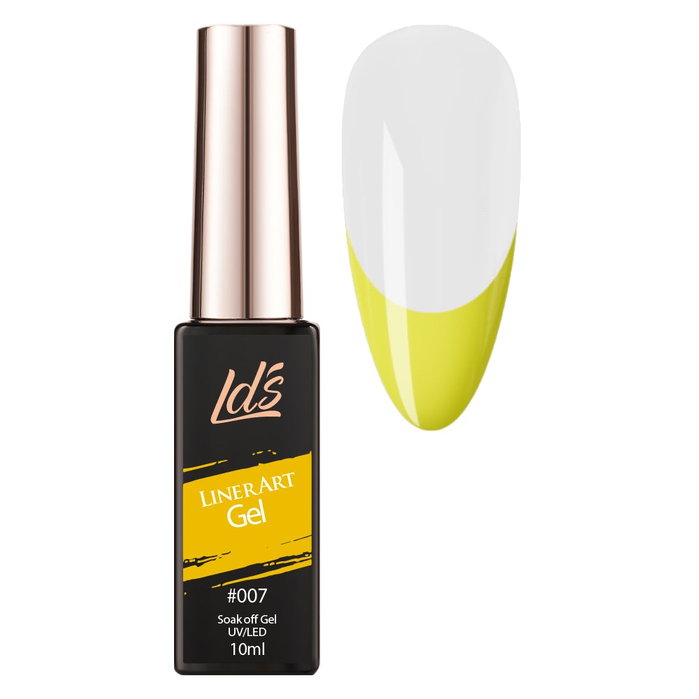  LDS Gel Polish Nail Art Liner - Neon Yellow 07 (ver 2) by LDS sold by DTK Nail Supply