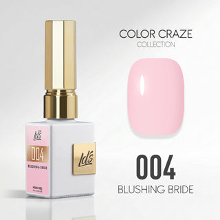 LDS Color Craze Gel Nail Polish - 004 Blushing Bride