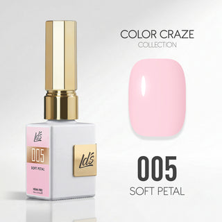 LDS Color Craze Gel Nail Polish - 005 Soft Petal