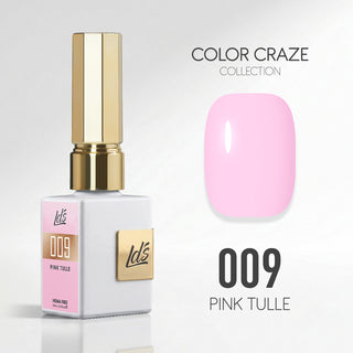 LDS Color Craze Gel Nail Polish - 009 Pink Tulle