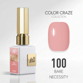LDS Color Craze Gel Nail Polish - 100 Bare Necessity
