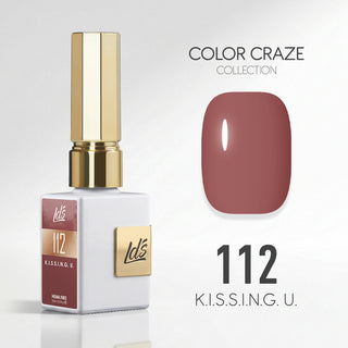 LDS Color Craze Gel Nail Polish - 112 K.I.S.S.I.N.G. U.
