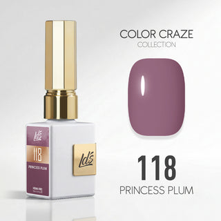 LDS Color Craze Gel Nail Polish - 118 Princess Plum