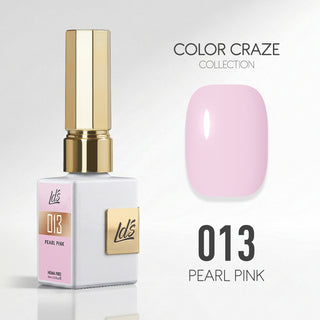LDS Color Craze Gel Nail Polish - 013 Pearl Pink
