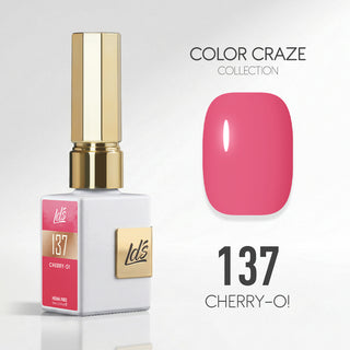 LDS Color Craze Gel Nail Polish - 137 Cherry-O!
