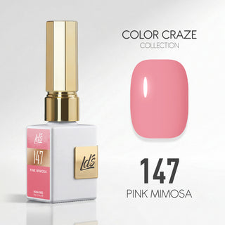 LDS Color Craze Gel Nail Polish - 147 Pink Mimosa