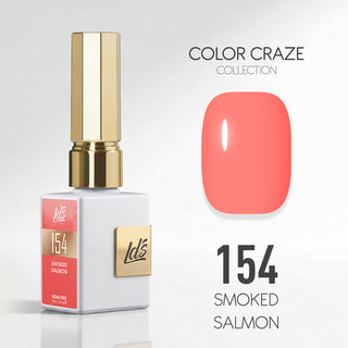 LDS Color Craze Gel Nail Polish - 154 Smoked Salmon