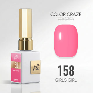 LDS Color Craze Gel Nail Polish - 158 Girl's Girl