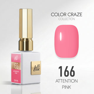 LDS Color Craze Gel Nail Polish - 166 Attention Pink