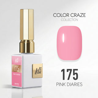 LDS Color Craze Gel Nail Polish - 175 Pink Diaries