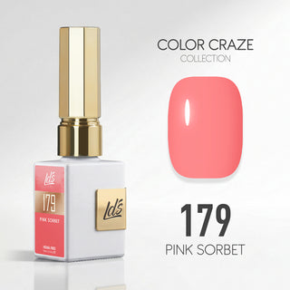 LDS Color Craze Gel Nail Polish - 179 Pink Sorbet