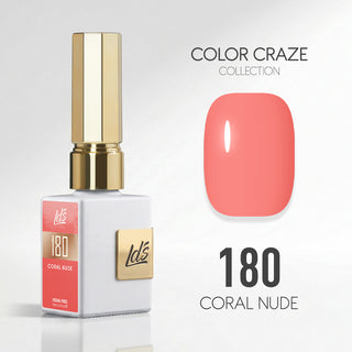 LDS Color Craze Gel Nail Polish - 180 Coral Nude