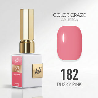 LDS Color Craze Gel Nail Polish - 182 Dusky Pink