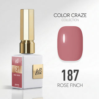 LDS Color Craze Gel Nail Polish - 187 Rose Finch