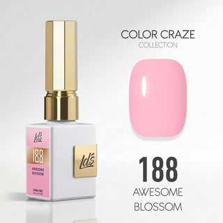 LDS Color Craze Gel Nail Polish - 188 Awesome Blossom