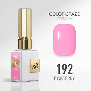 LDS Color Craze Gel Nail Polish - 192 Pinkberry