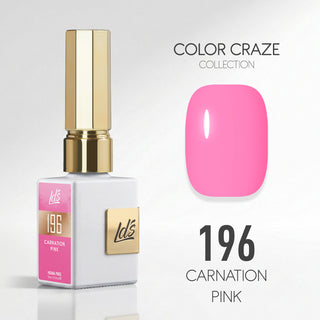 LDS Color Craze Gel Nail Polish - 196 Carnation Pink