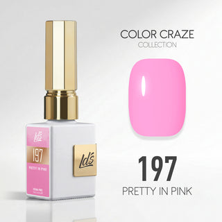LDS Color Craze Gel Nail Polish - 197 Pretty in Pink