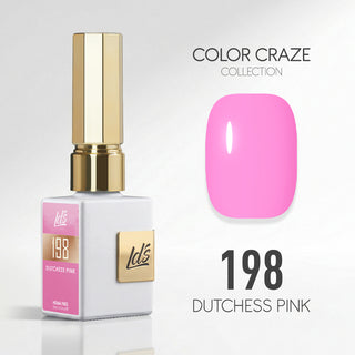 LDS Color Craze Gel Nail Polish - 198 Dutchess Pink