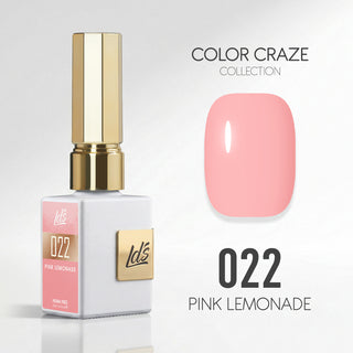 LDS Color Craze Gel Nail Polish - 022 Pink Lemonade
