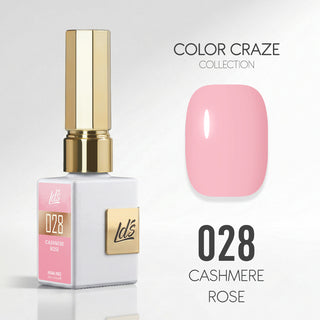 LDS Color Craze Gel Nail Polish - 028 Cashmere Rose