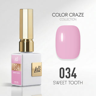 LDS Color Craze Gel Nail Polish - 034 Sweet Tooth