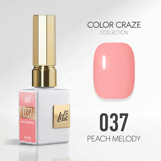 LDS Color Craze Gel Nail Polish - 037 Peach Melody