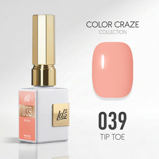 LDS Color Craze Gel Nail Polish - 039 Tip Toe