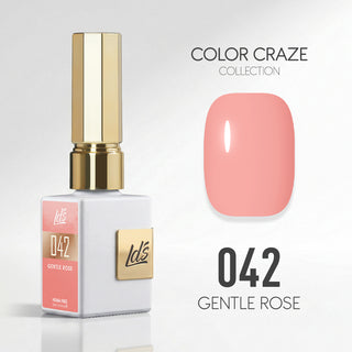 LDS Color Craze Gel Nail Polish - 042 Gentle Rose
