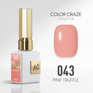 LDS Color Craze Gel Nail Polish - 043 Pink Truffle