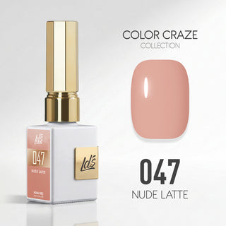 LDS Color Craze Gel Nail Polish - 047 Nude Latte