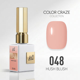 LDS Color Craze Gel Nail Polish - 048 Hush Blush
